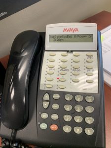 Message on hold for an 18D Phone System